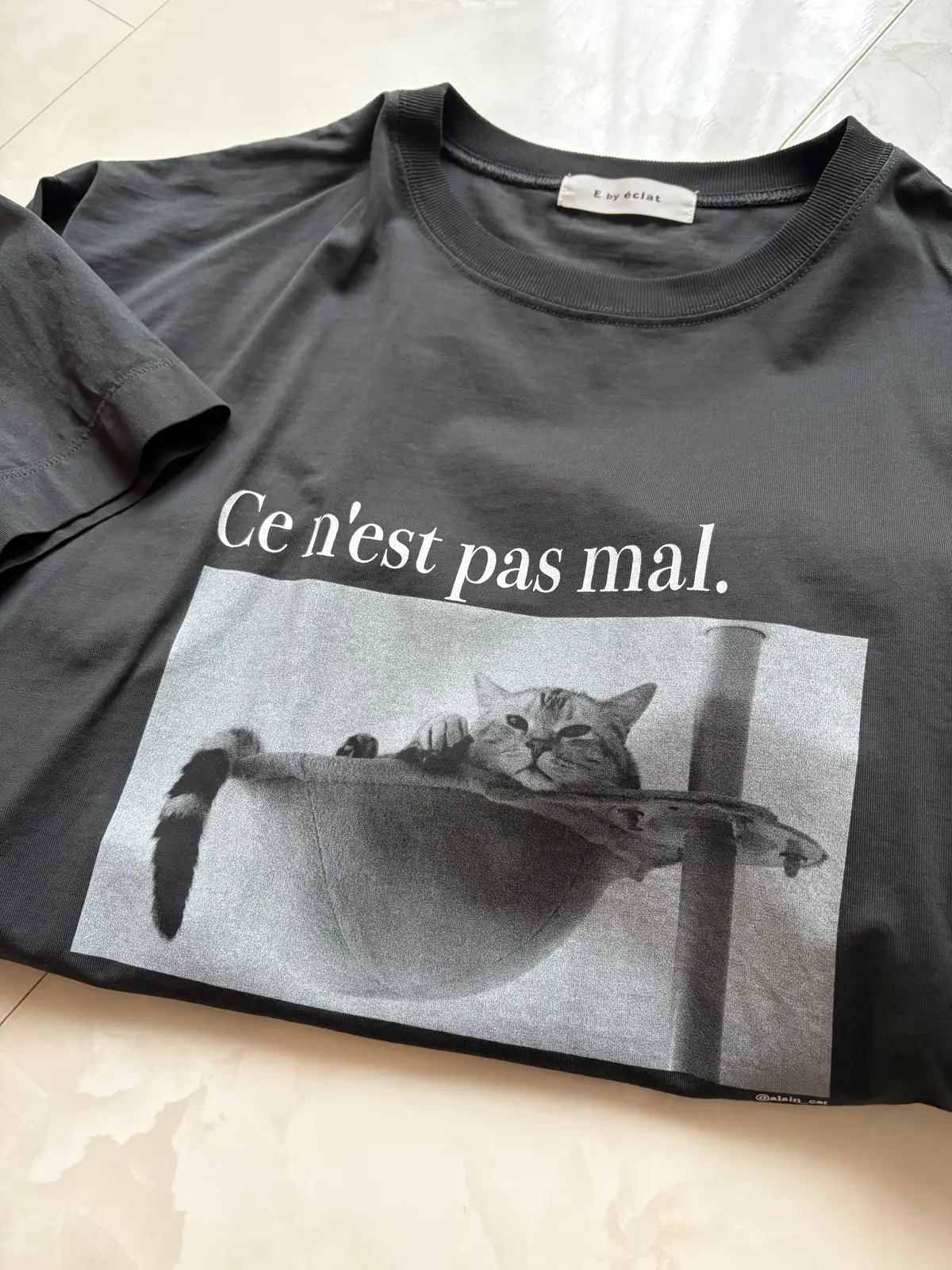 E by éclatのアランTシャツ　エクラ編集部員の偏愛名品