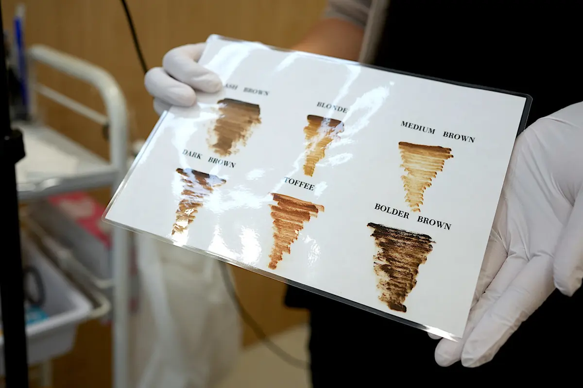 眉毛パウダーアートメイク