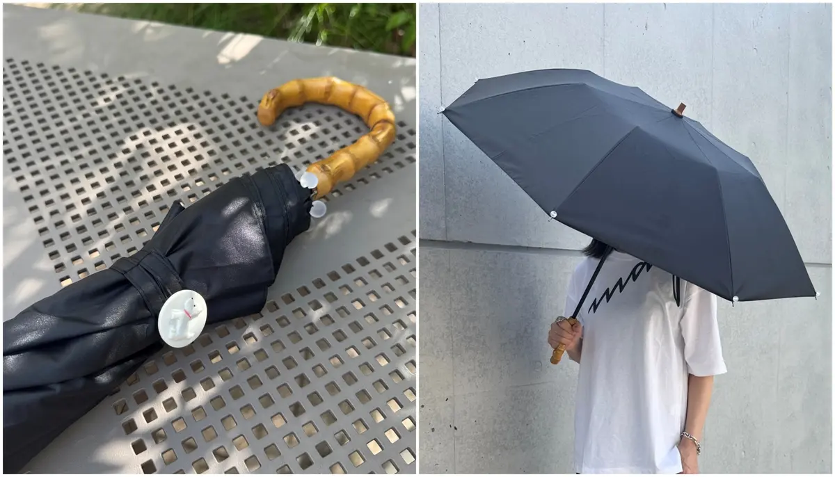 エクラ 華組　根村麻里さん　日傘　UV対策　紫外線対策　50代