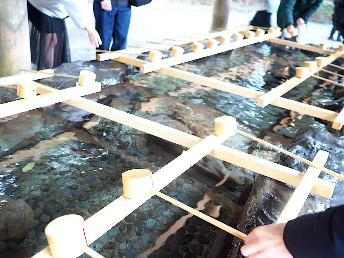 伊勢神宮・内宮/手水舎