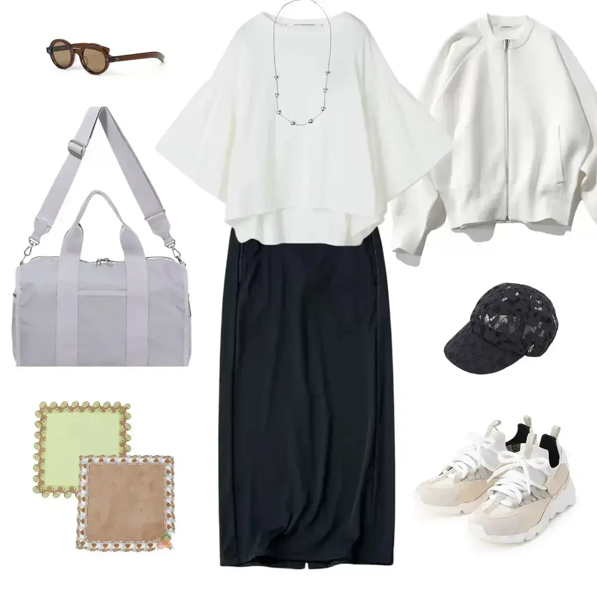 【50代 週末コーデ】動きやすくて映える、旅上手な大人のTシャツコーデ