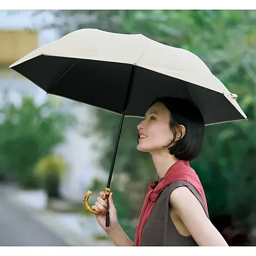 前原光栄商店×eclat 晴雨兼用折りたたみ傘（遮光） ￥22,000