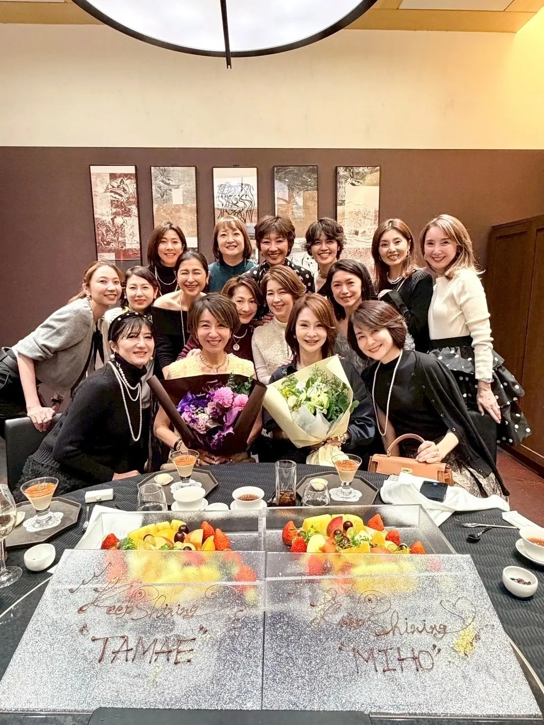 ジレを主役にホテル中華で送別会の画像_1