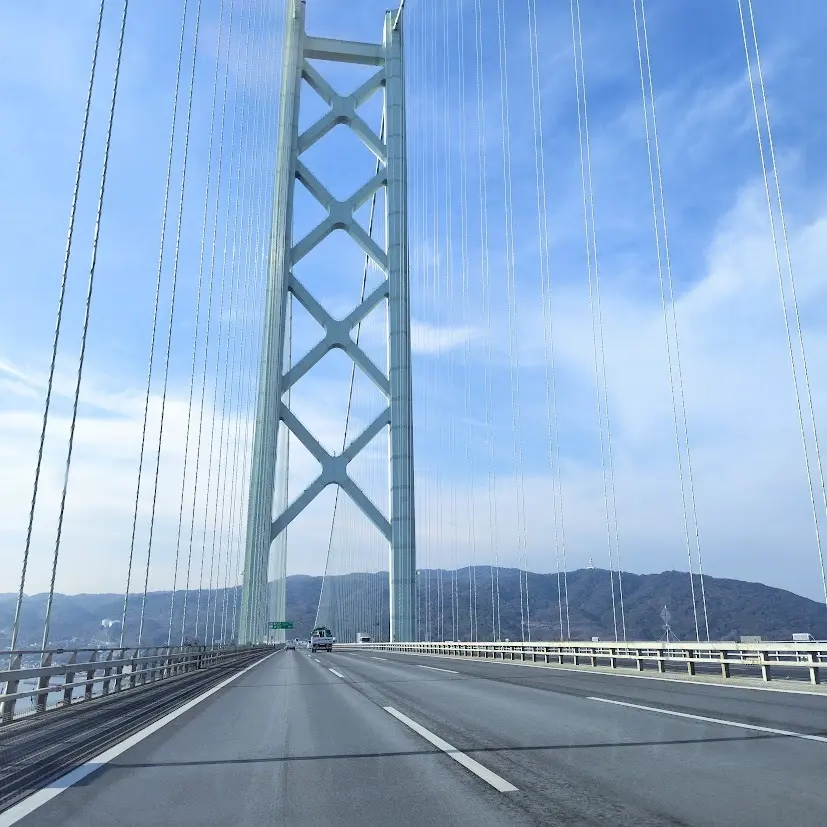 明石海峡大橋　下り