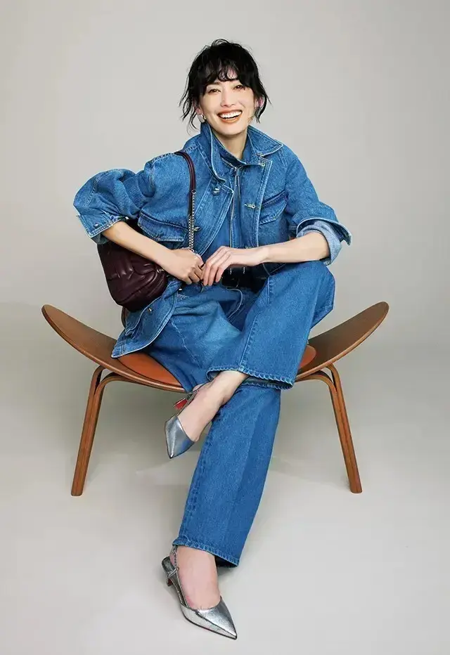 40代・50代 デニムジャケット　　カジュアルスタイル