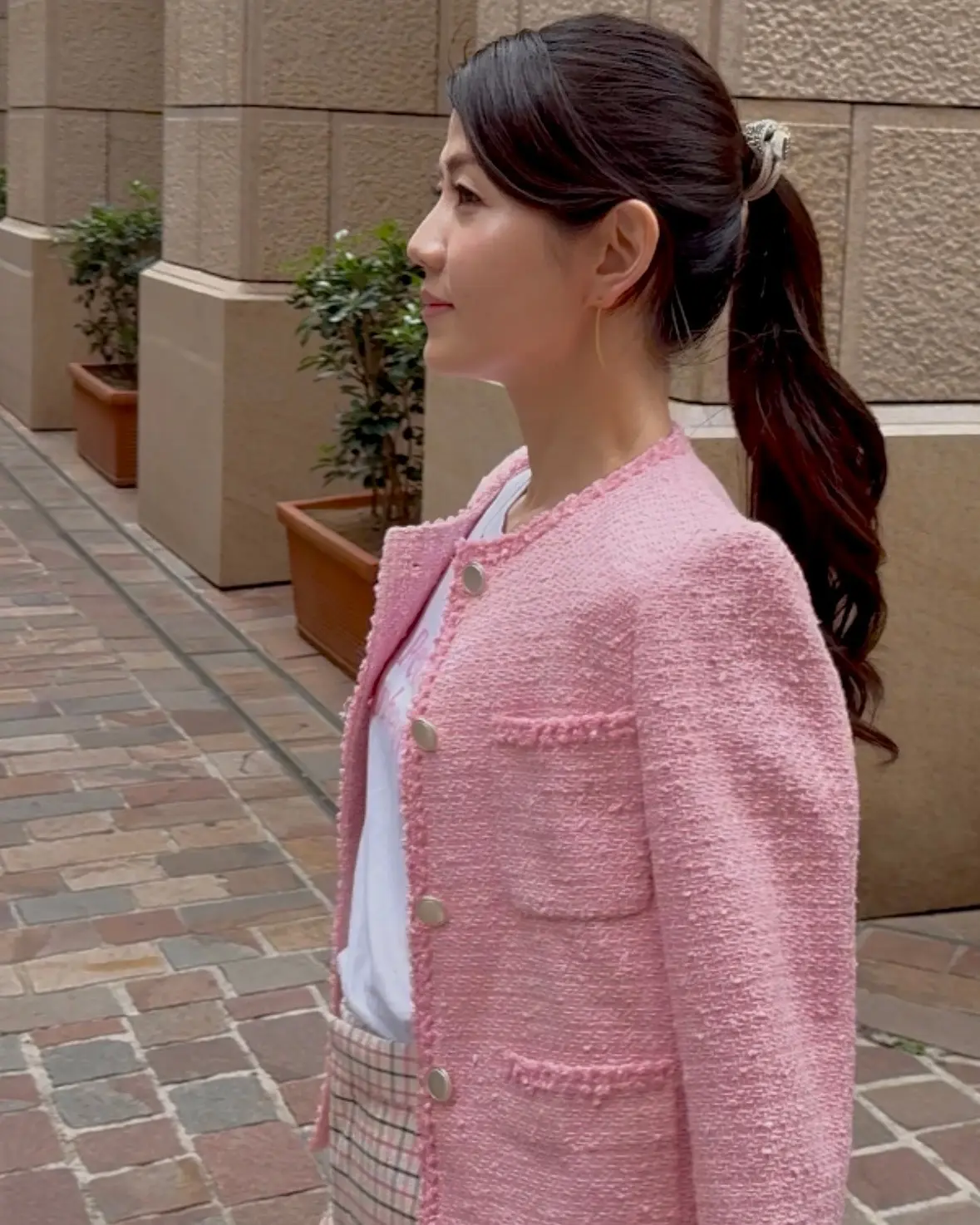 40代の春は【ピンクツイード】で品よく華の画像_6