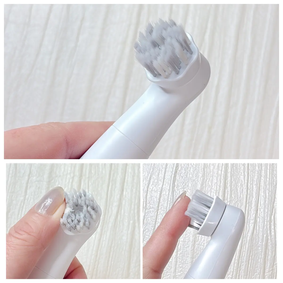 フェリエ VIO専用ブラシ ES-WB20　￥6,600（編集部調べ）／パナソニック ビューティ　フェムケア　更年期　デリケートゾーンケア　VIO　ブラシ部分のアップ