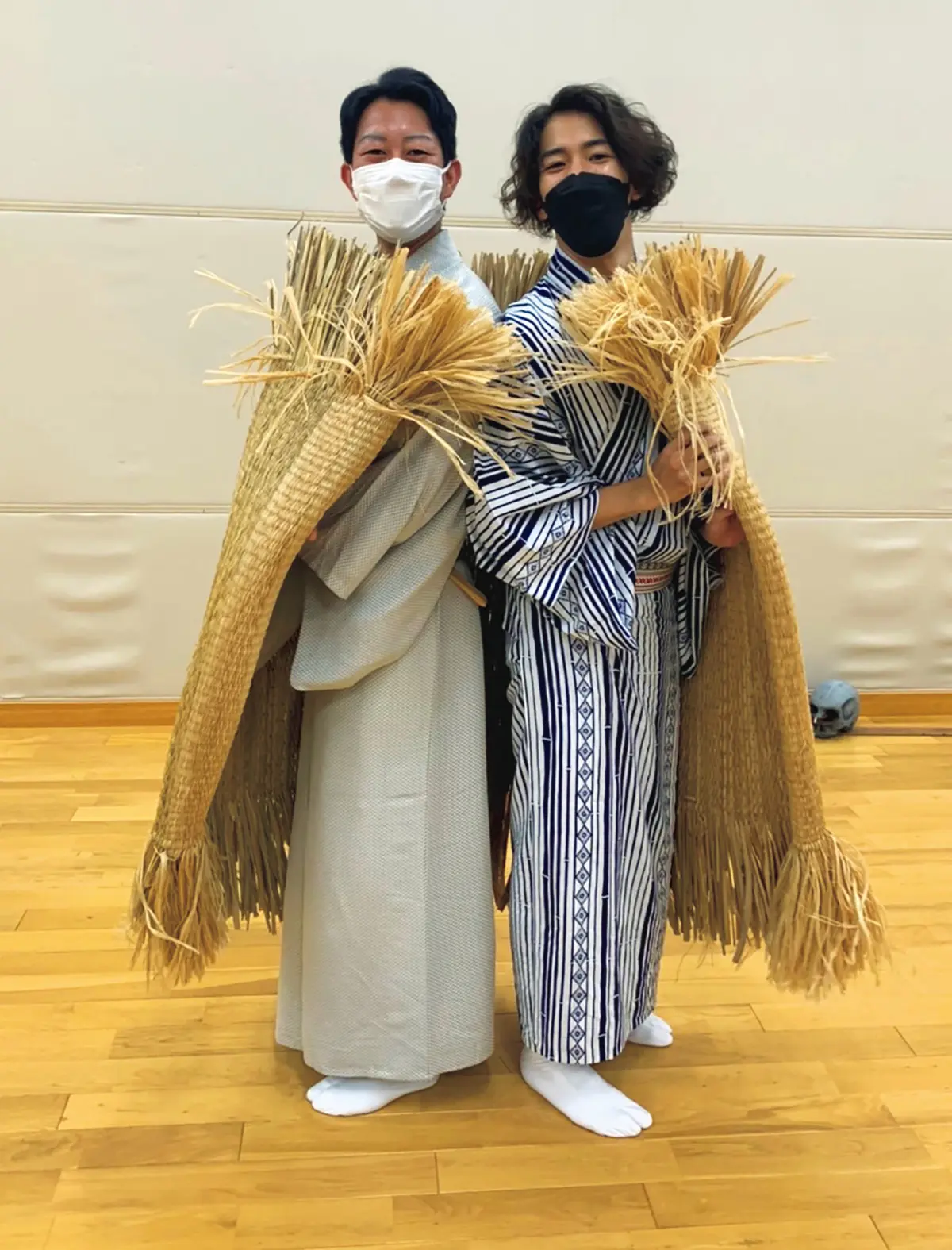 ’18年、右 近さんの自主公演で踊った『二 人椀久』の稽古中