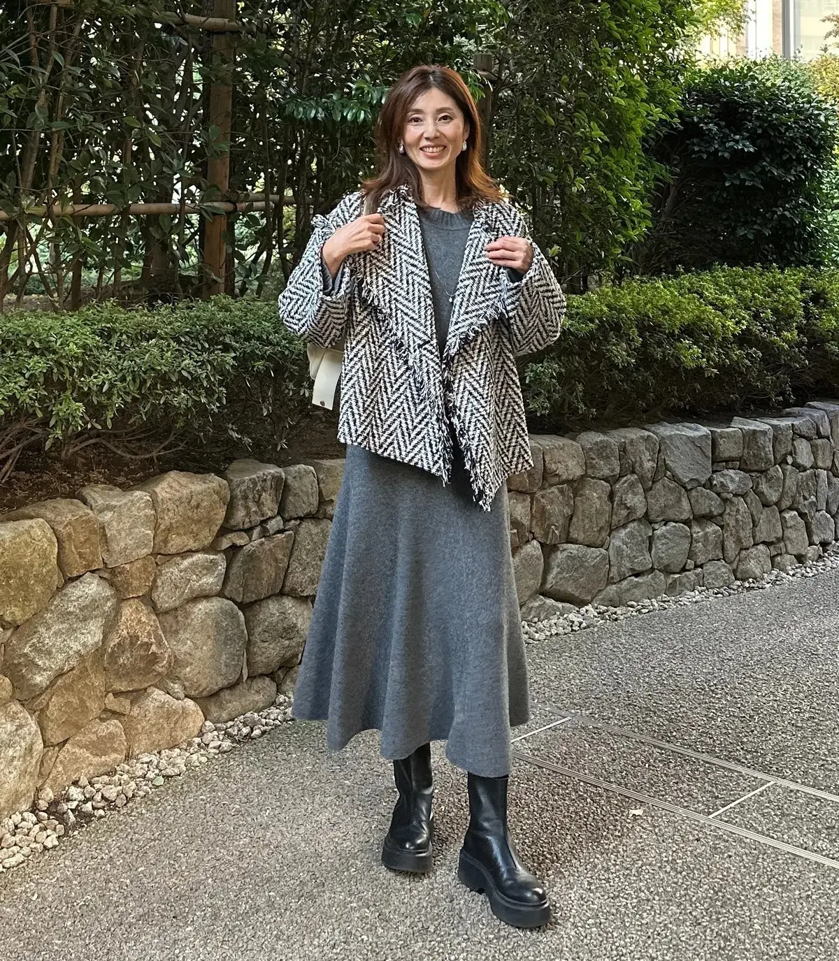 ZARA ブーツ・バッグ　梁瀬理砂さん