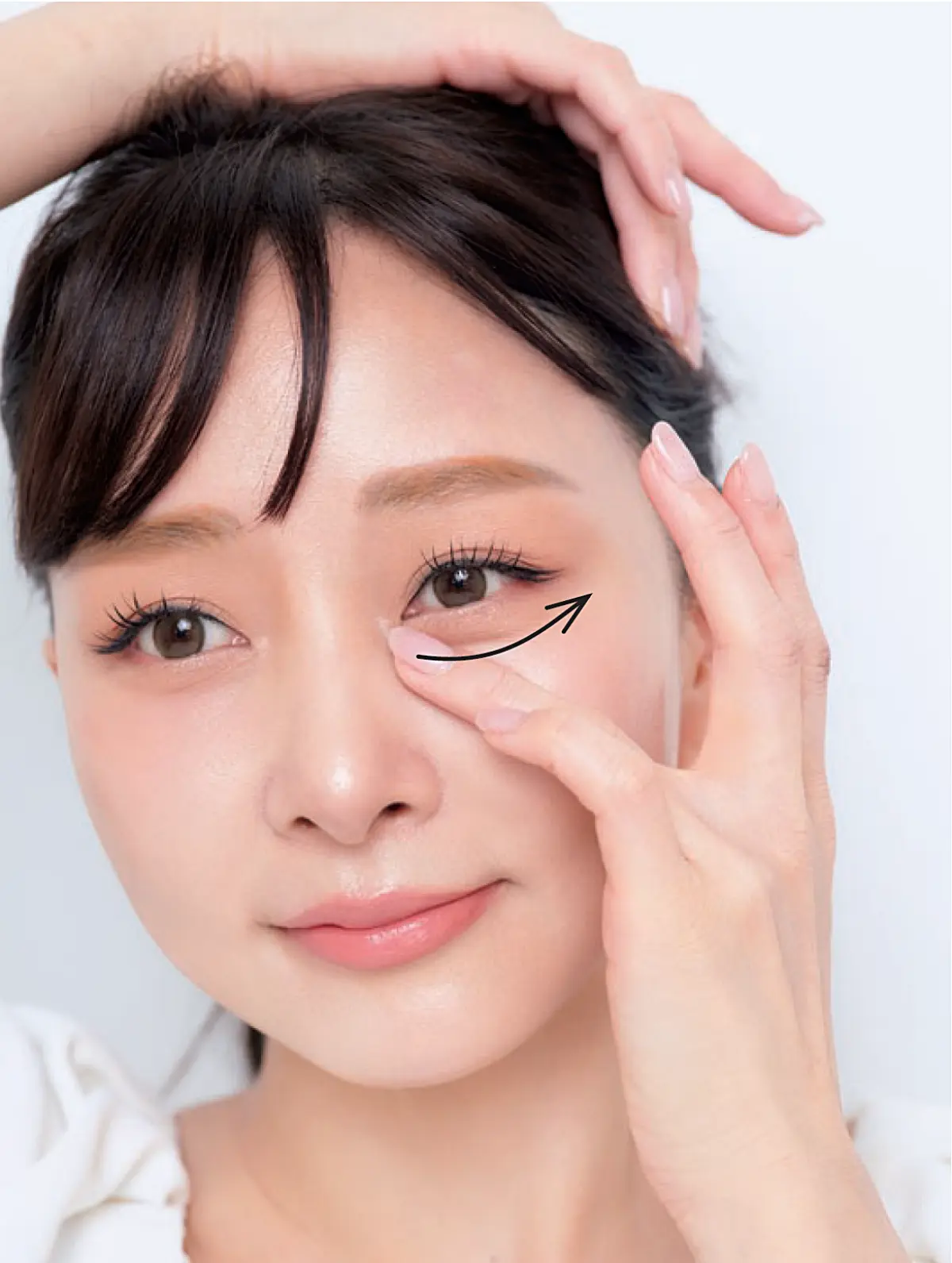 石井美保　アイケア　目の下のお肉を 2 生えぎわまでスライド　