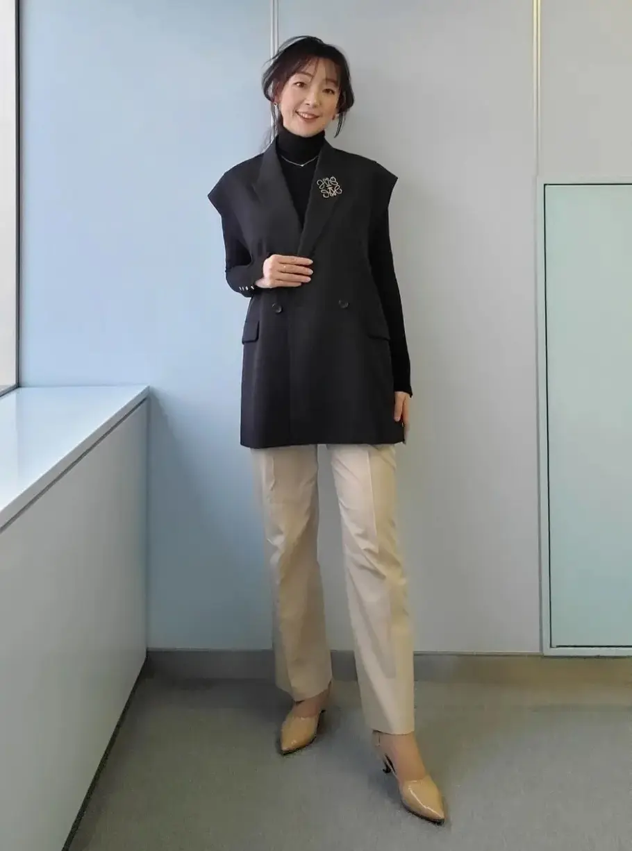 フレンチスリーブジャケット　コーデ