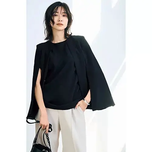 CINOH×eclat 【別注】スリットスリーブブラウス