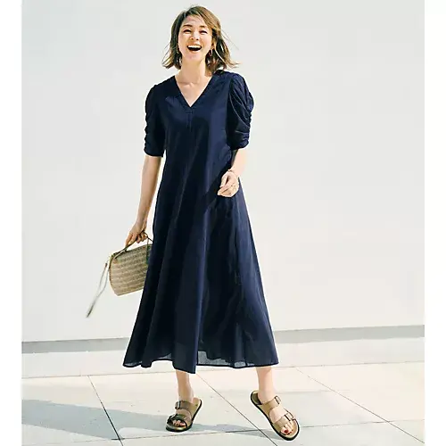 ne Quittez pas×eclat
シャドーストライプワンピース
￥26,400