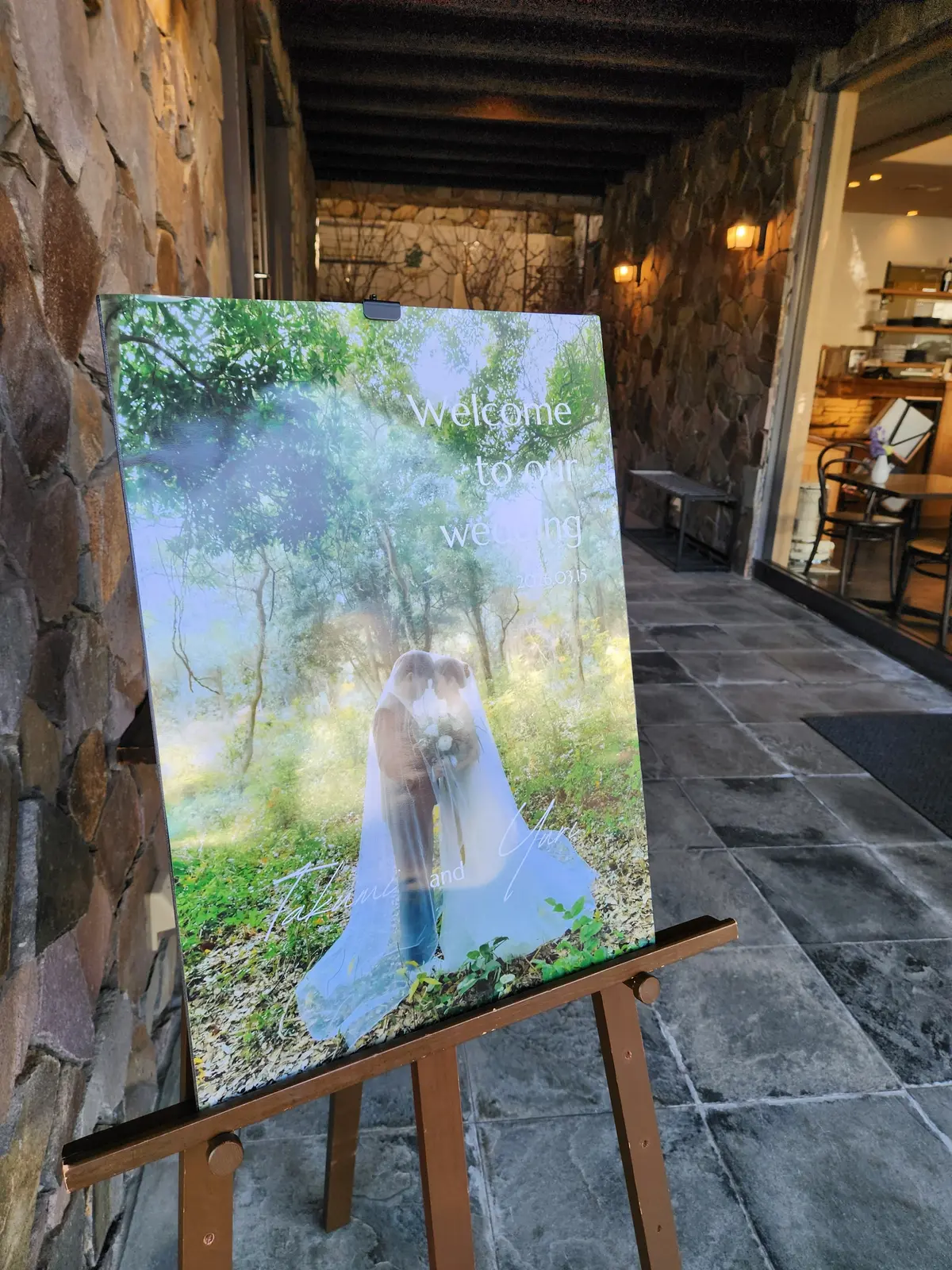 手作りのウェルカムボード