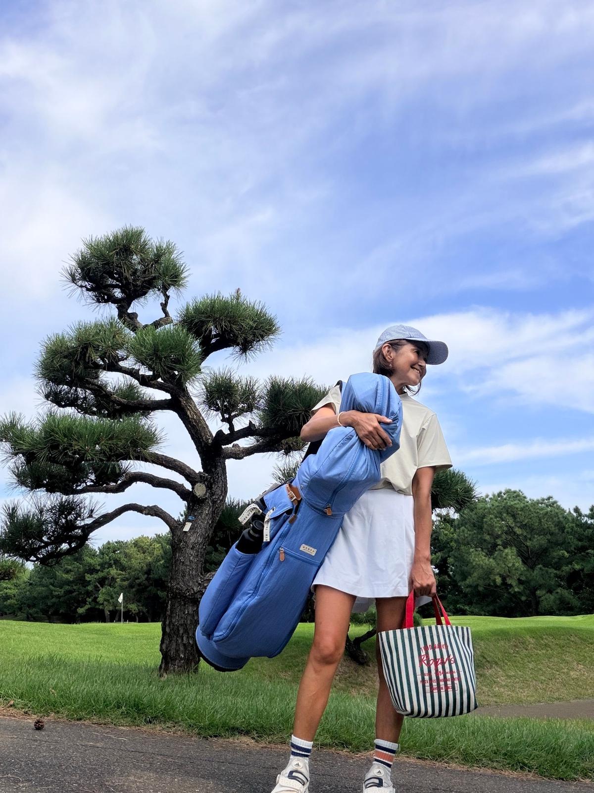 エディター　松井陽子　ゴルフコーデ