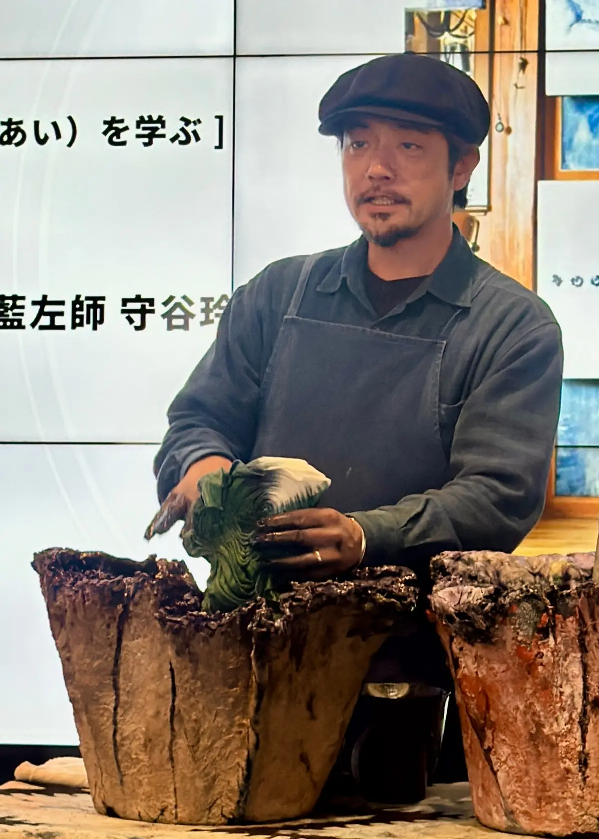 レクサスのワークショップで楽しむ伝統の藍の画像_2