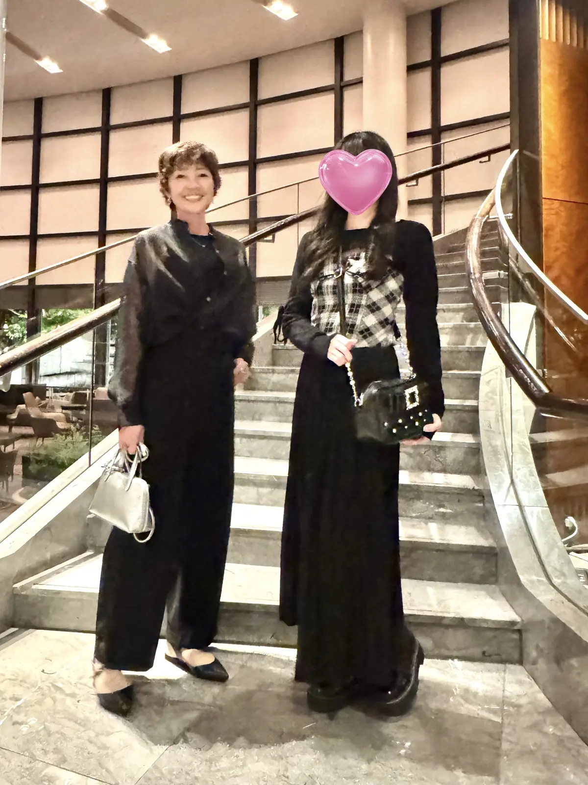 母娘オールブラックコーデ☆家族でお気に入の画像_8