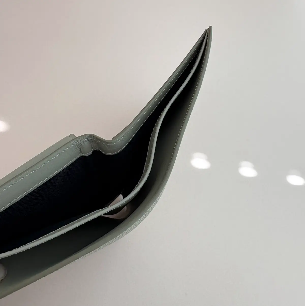 ロエベの二つ折り財布の便利なお札入れ エクラ編集部員の偏愛名品