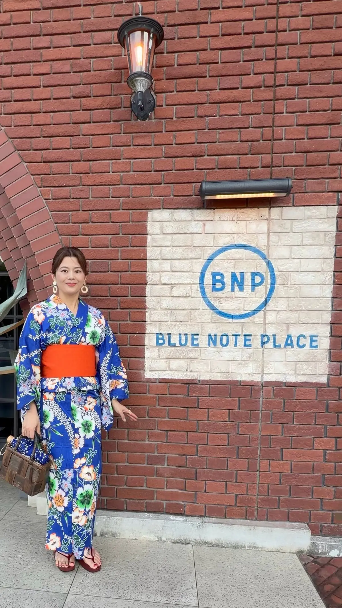 恵比寿 BLUE NOTE PLACEでYUKATA de JAZZを楽しむ50代浴衣コーデ