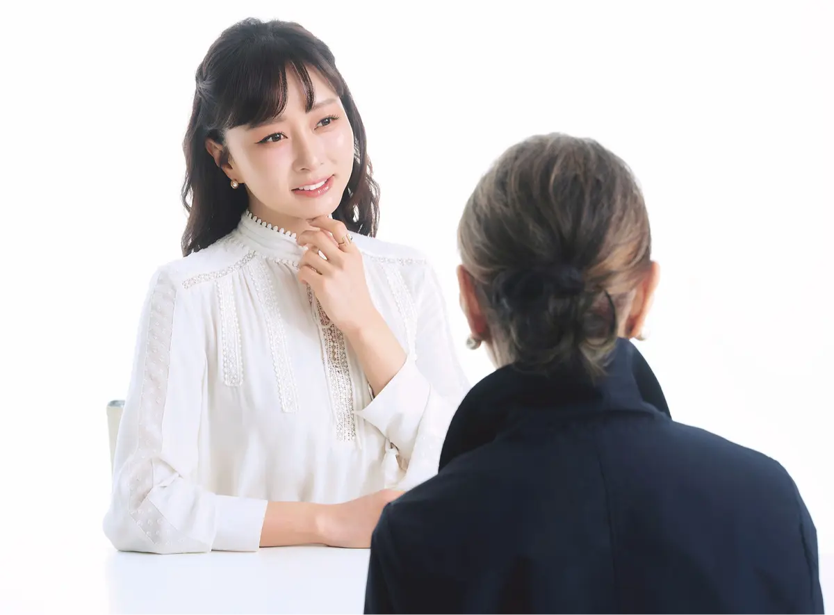 齋藤薫　石井美保　対談風景