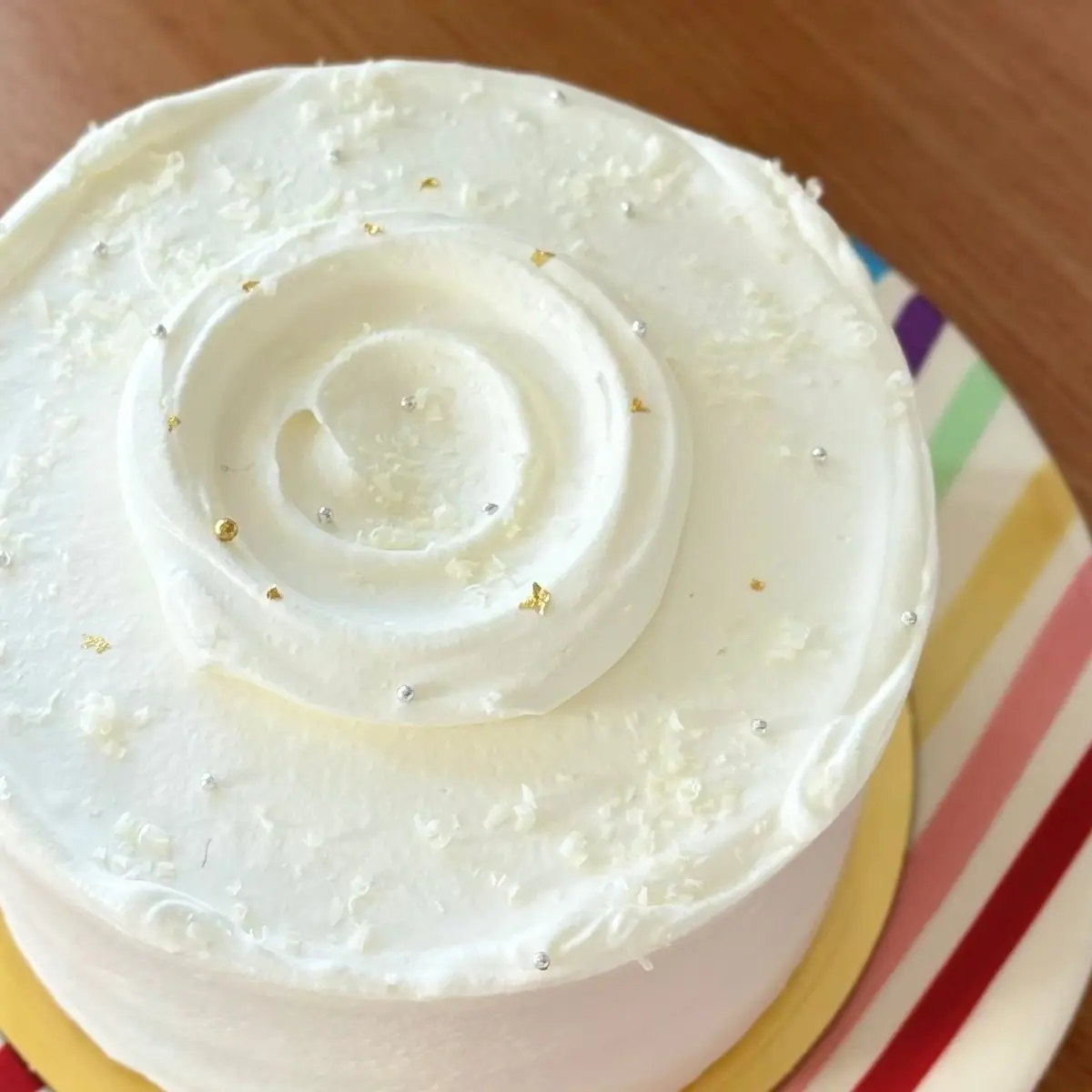 美しいホールケーキ