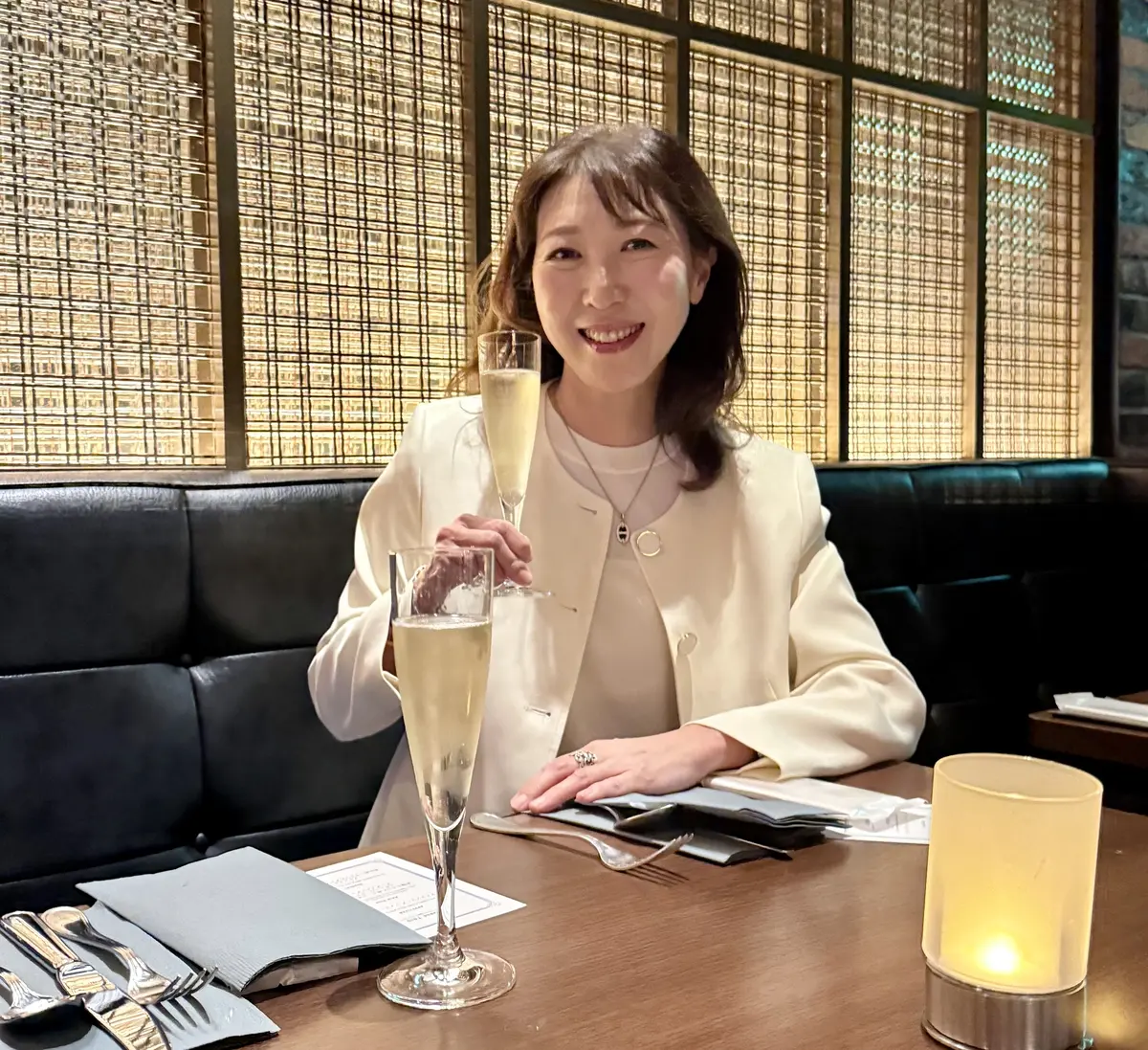 スパークリングで乾杯