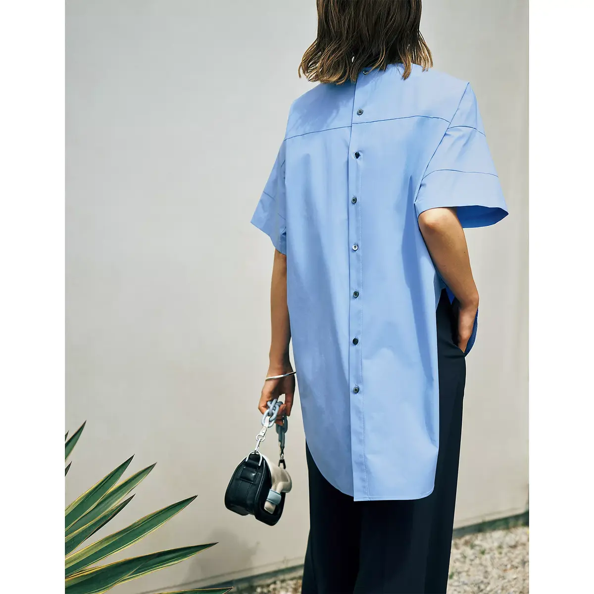 LE PHIL(ル フィル）×éclat【別注】ハーフスリーブブラウス￥27,500