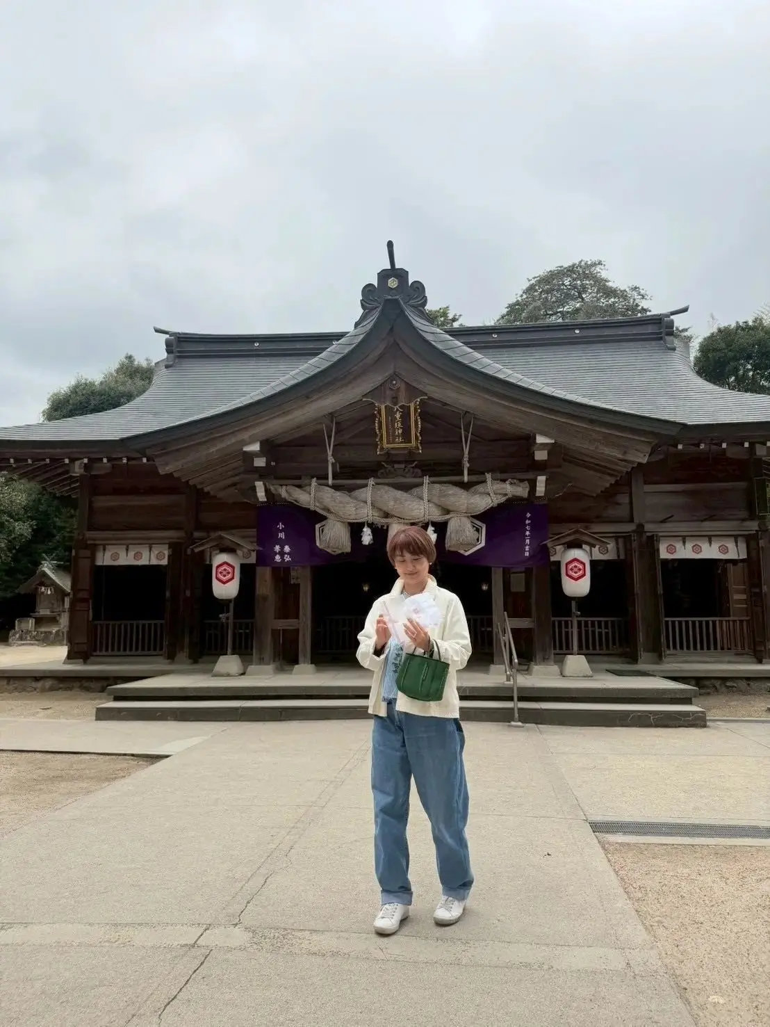 八重垣神社。この敷地に「ばけばけ」ロケ地「鏡の池」がある