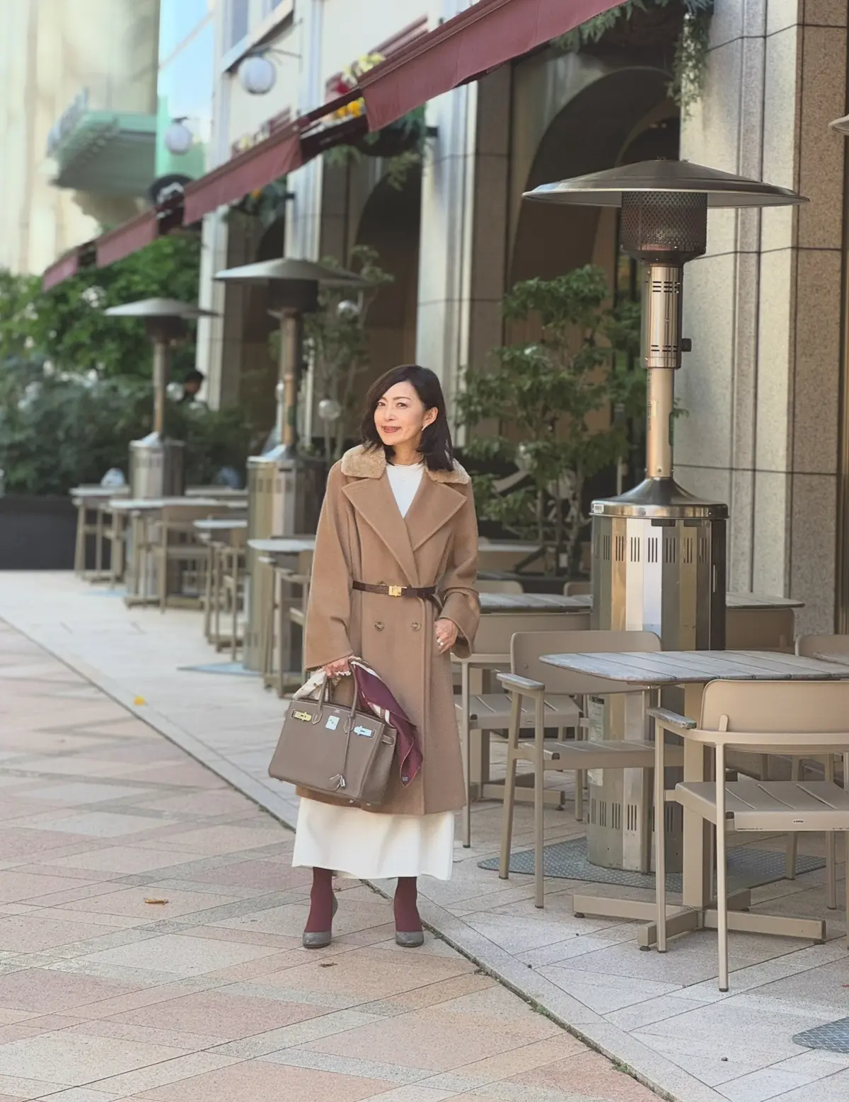 冬のスナップ撮影はマックスマーラのコートの画像_3