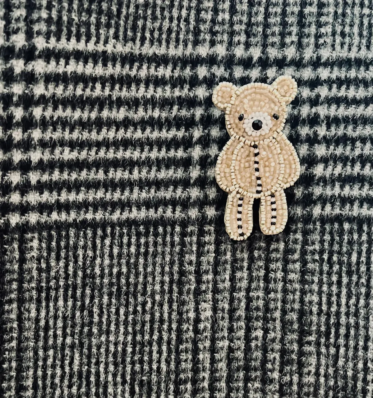 やっと会えた　クマのブローチの画像_1