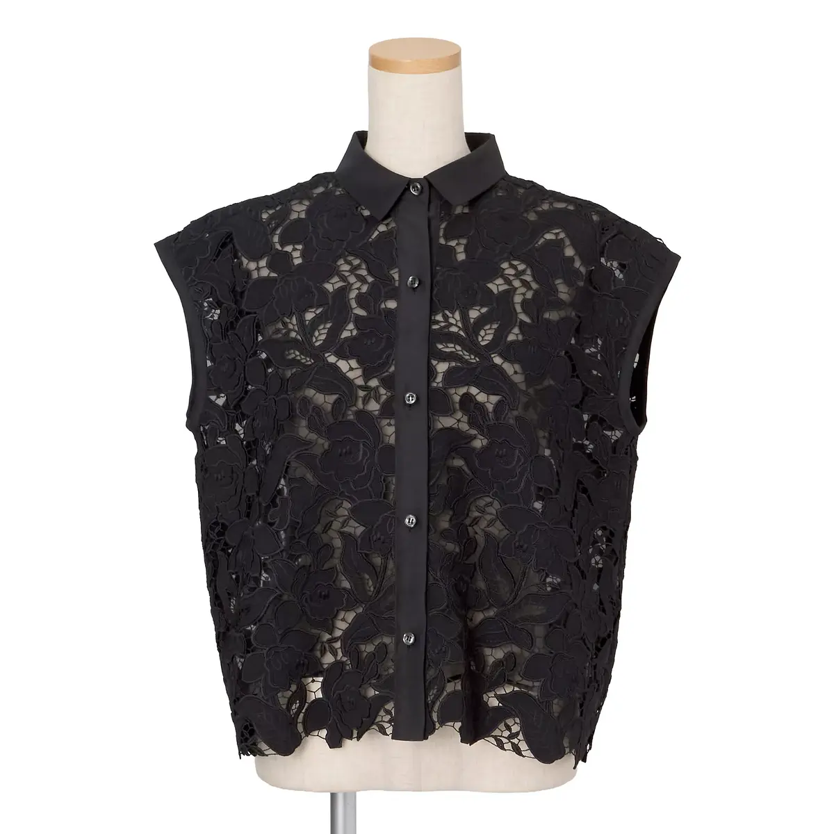 M・fil×eclat 【別注】レースブラウス ￥49,500