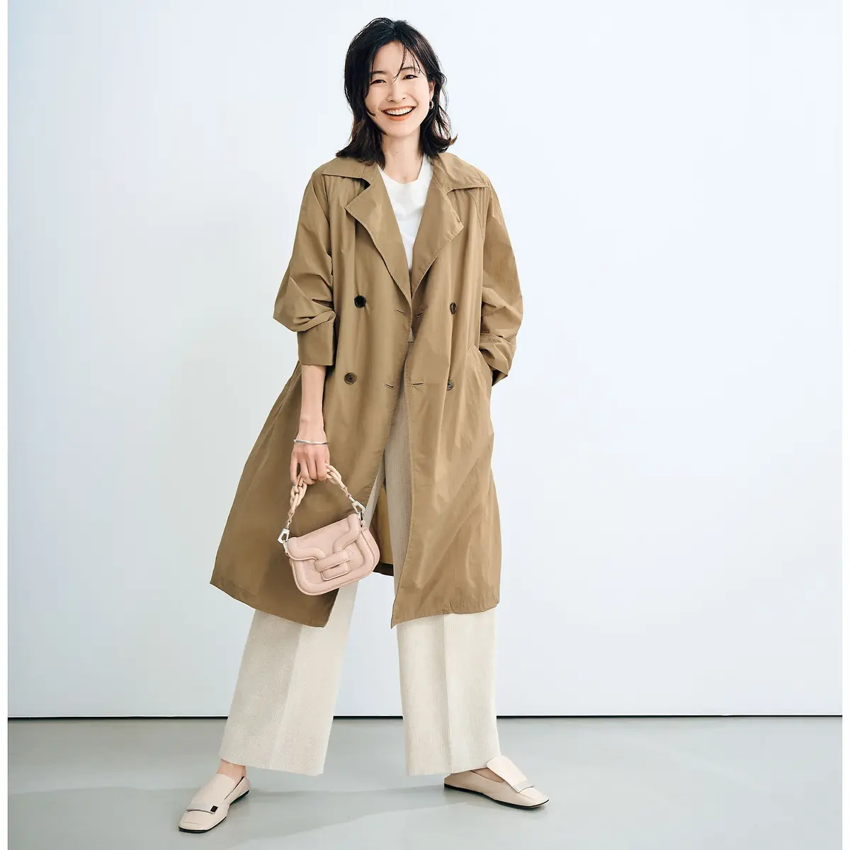 TICCA×eclat ナイロンテントトレンチコート