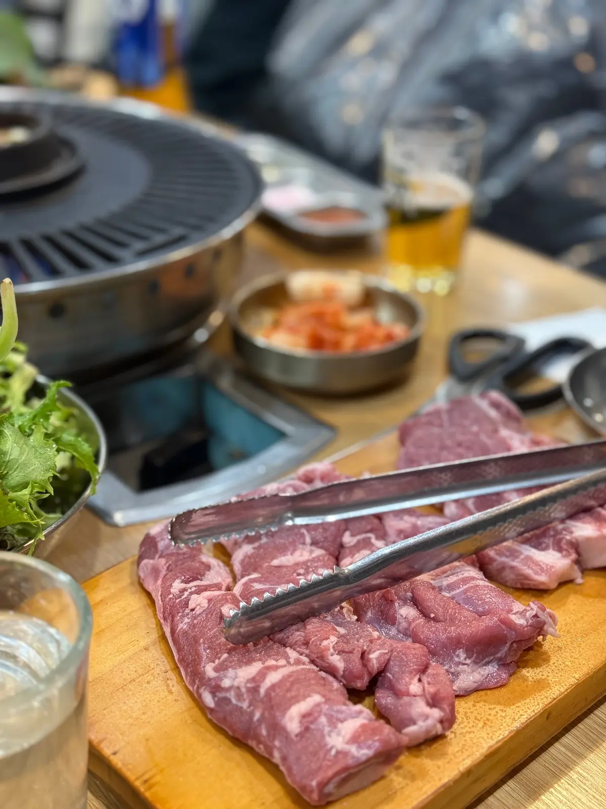 サムギョプサル　韓国グルメ