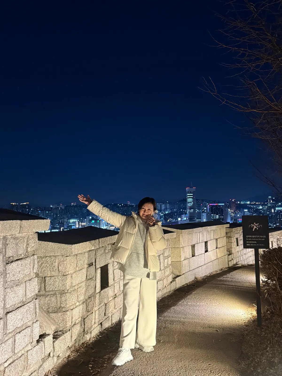 韓国旅コーデ、UNIQLOダウン