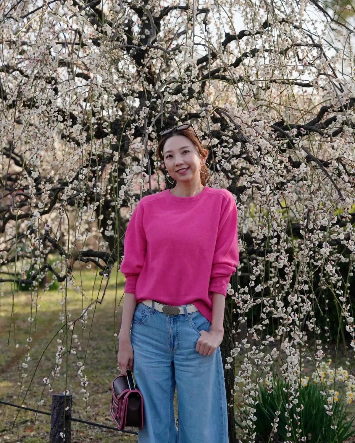 梅香る季節、ピンクのニットで春支度🌸の画像_7