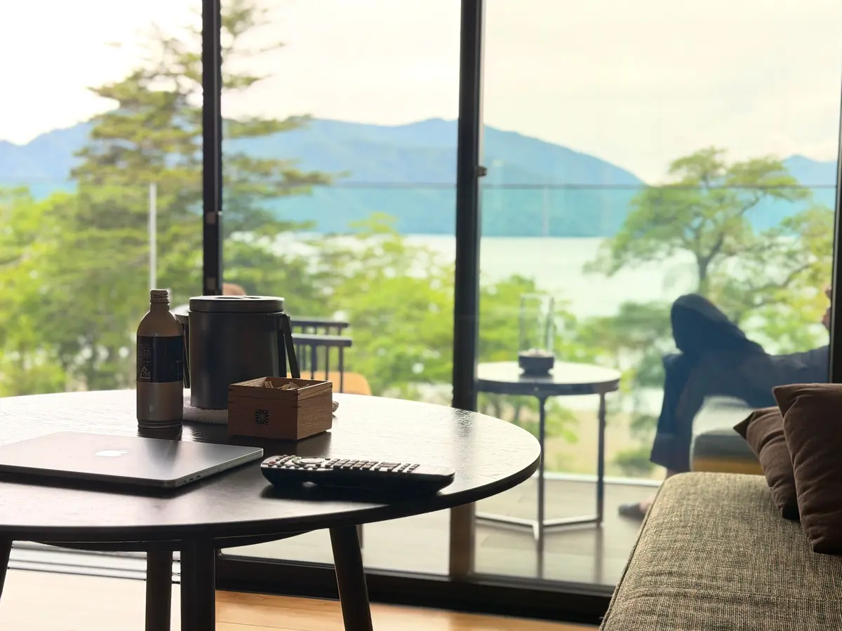 リッツカールトン日光の客室からの眺め