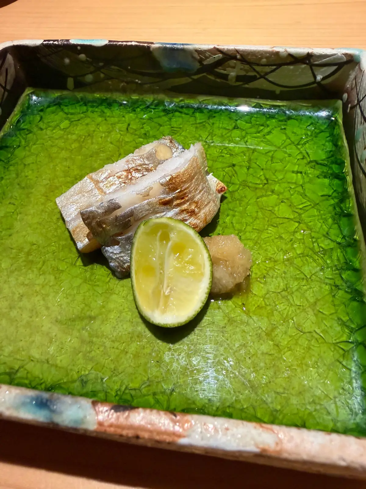 コース料理の焼き物