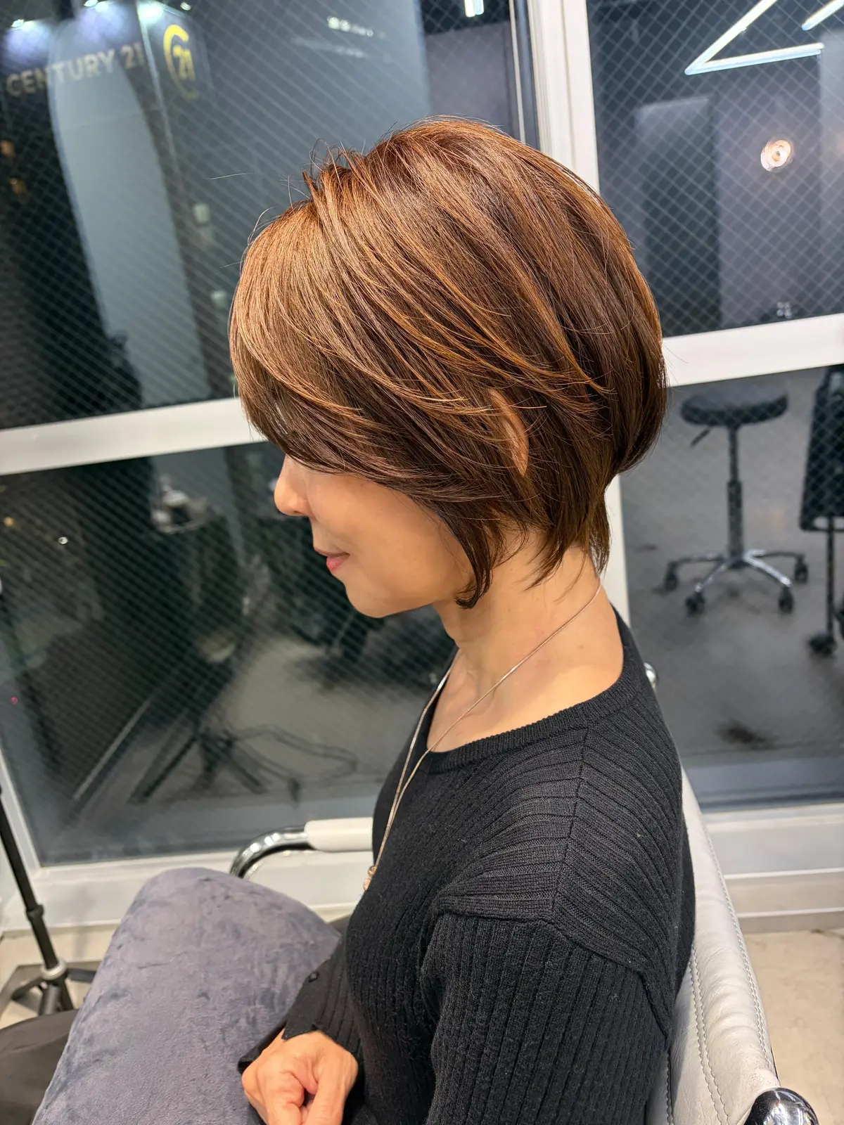 ショートヘア　ショートボブ　大人のショート　丸みショート　40代ショート　40代髪型　40代ヘアスタイル　50代ヘアスタイル  50代髪型　中目黒　美才治秀欣　アラフィフショート　