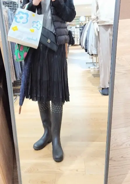 コールハーン　ハンターレインブーツ　モンクレール