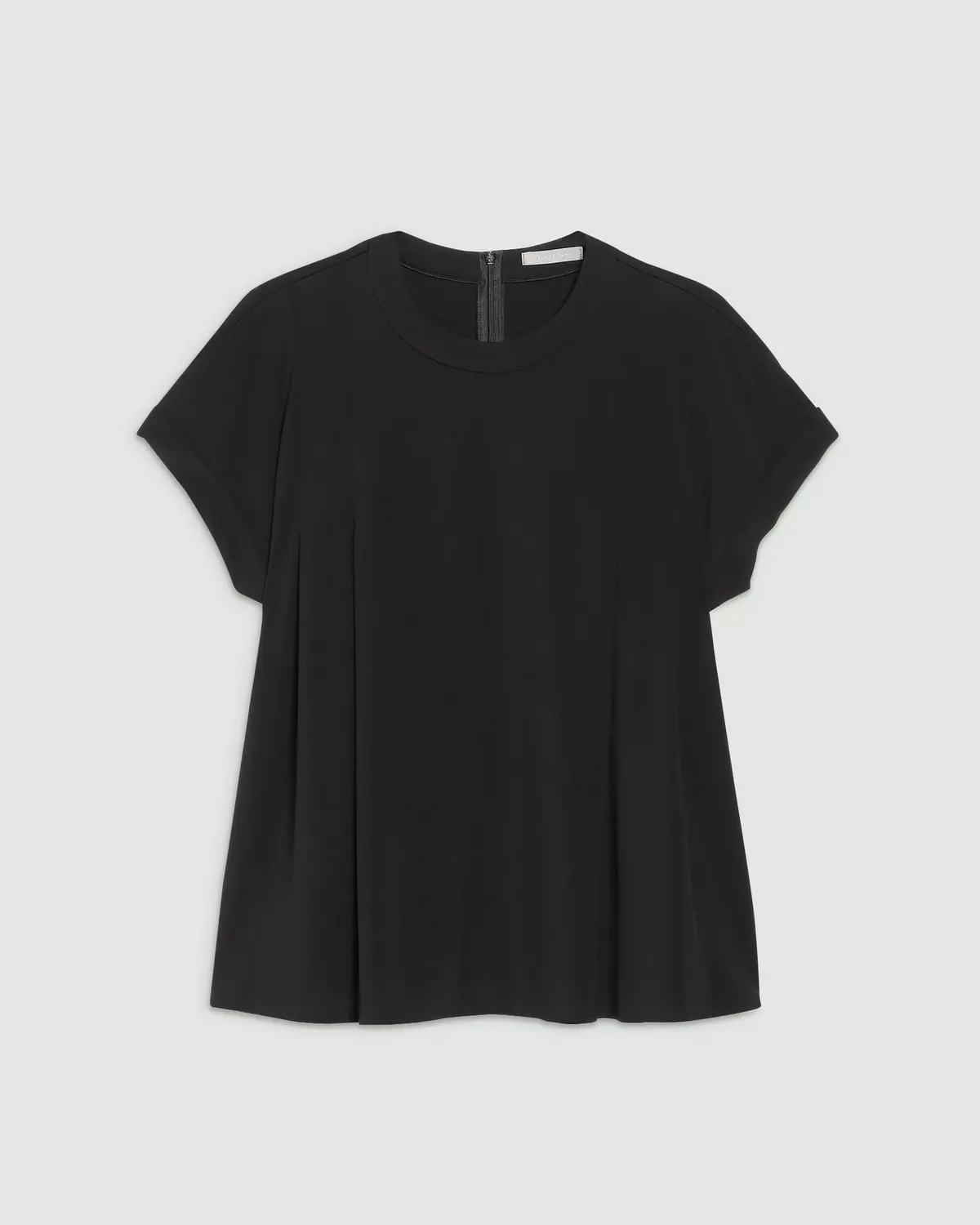 セオリーリュクス　Tシャツ　黒　ジャージードレープTシャツ