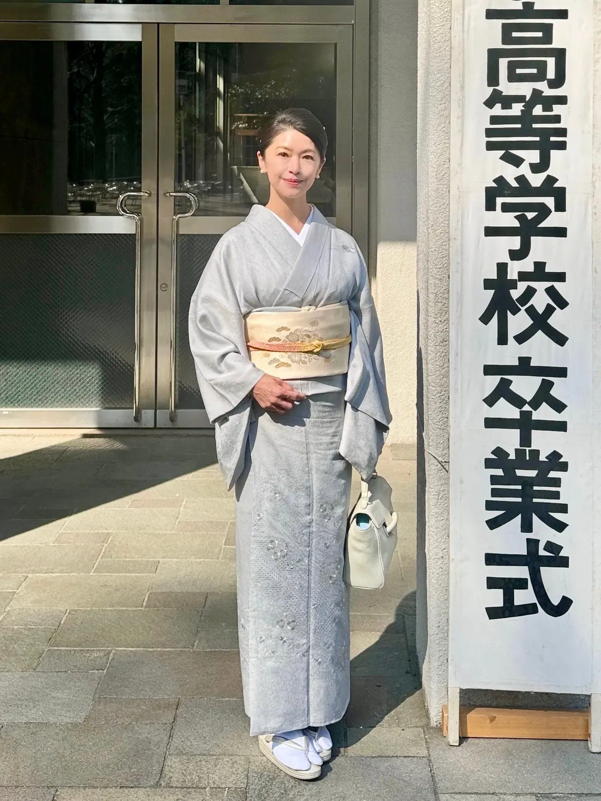 お着物で娘の卒業式🌸の画像_3