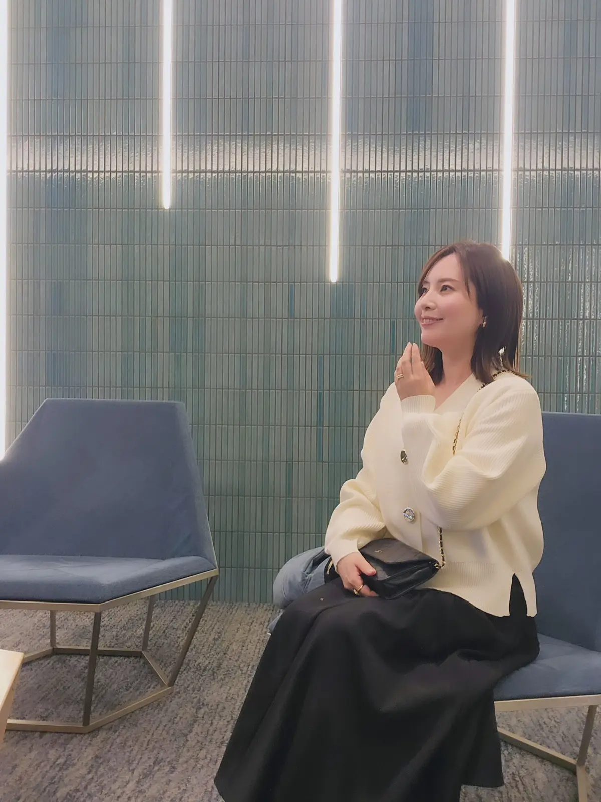 苺のミルフィーユ、GINZA SIX、銀座シックス、苺スイーツ、ラウンジ、マキシム・ド・パリ、老舗、銀座、40代ファッション、春ファッション、THE GRAND 47