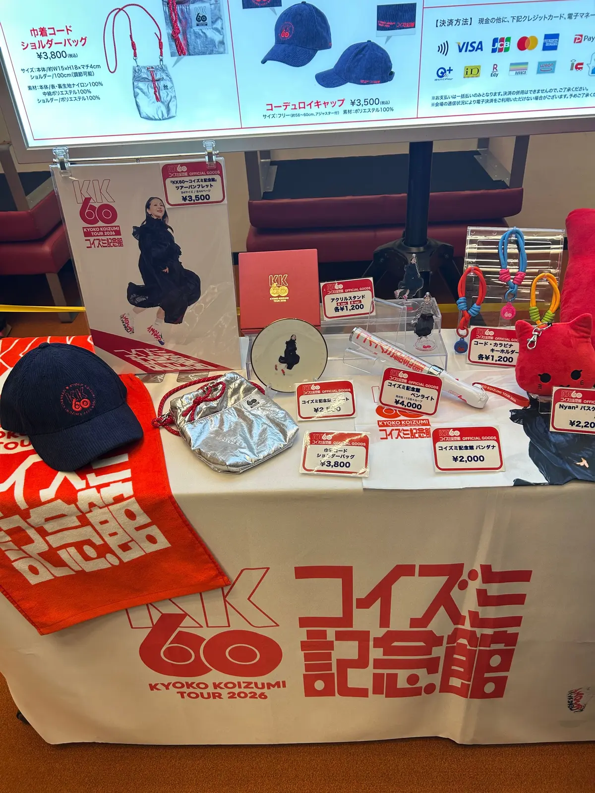 小泉今日子　コンサート 2026　グッズ