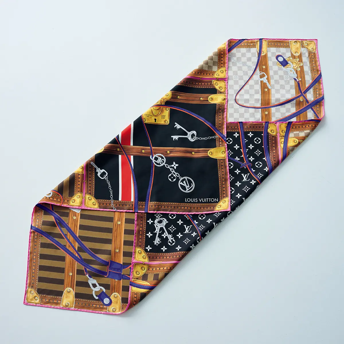 端を2カ所、写真のように1 回ずつ折る