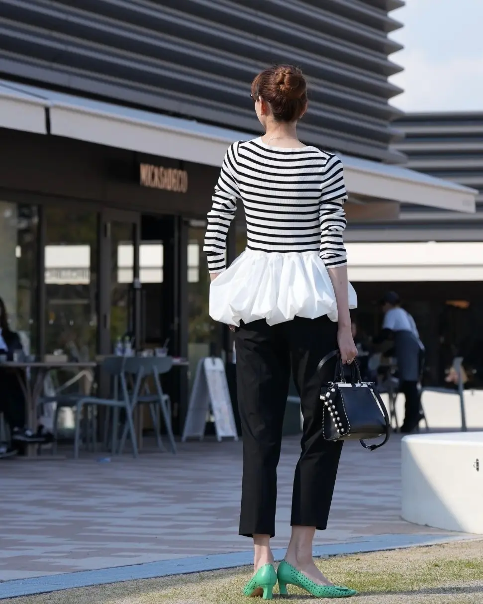 春風に誘われて🌸甘めの軽やかコーデ①【Uの画像_3