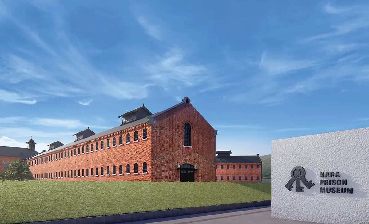 ミ ュージアムゲートを入ってすぐ目 前に広がる赤レンガの建築美は圧 巻