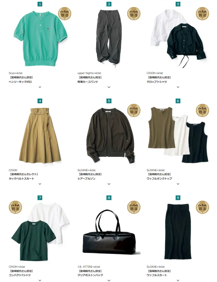 宮崎桃代さんコラボアイテム