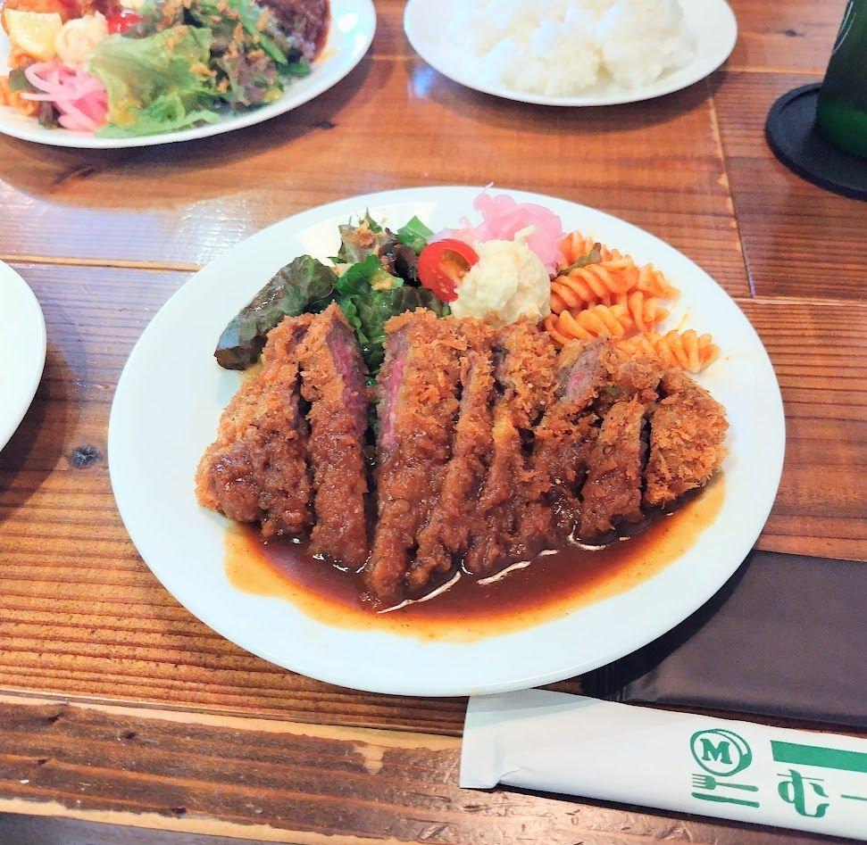 希少部位を使ったビーフカツランチ