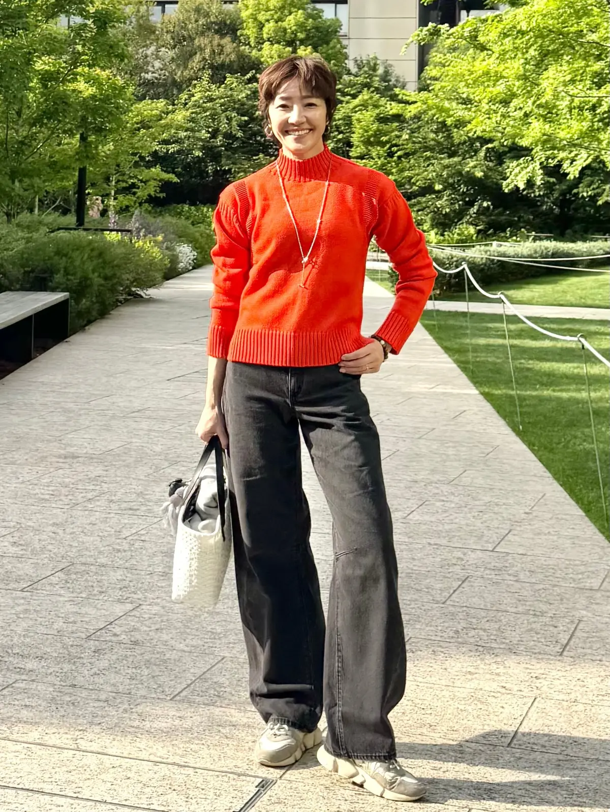 トレンドデニム【GU バレルレッグジーンの画像_4