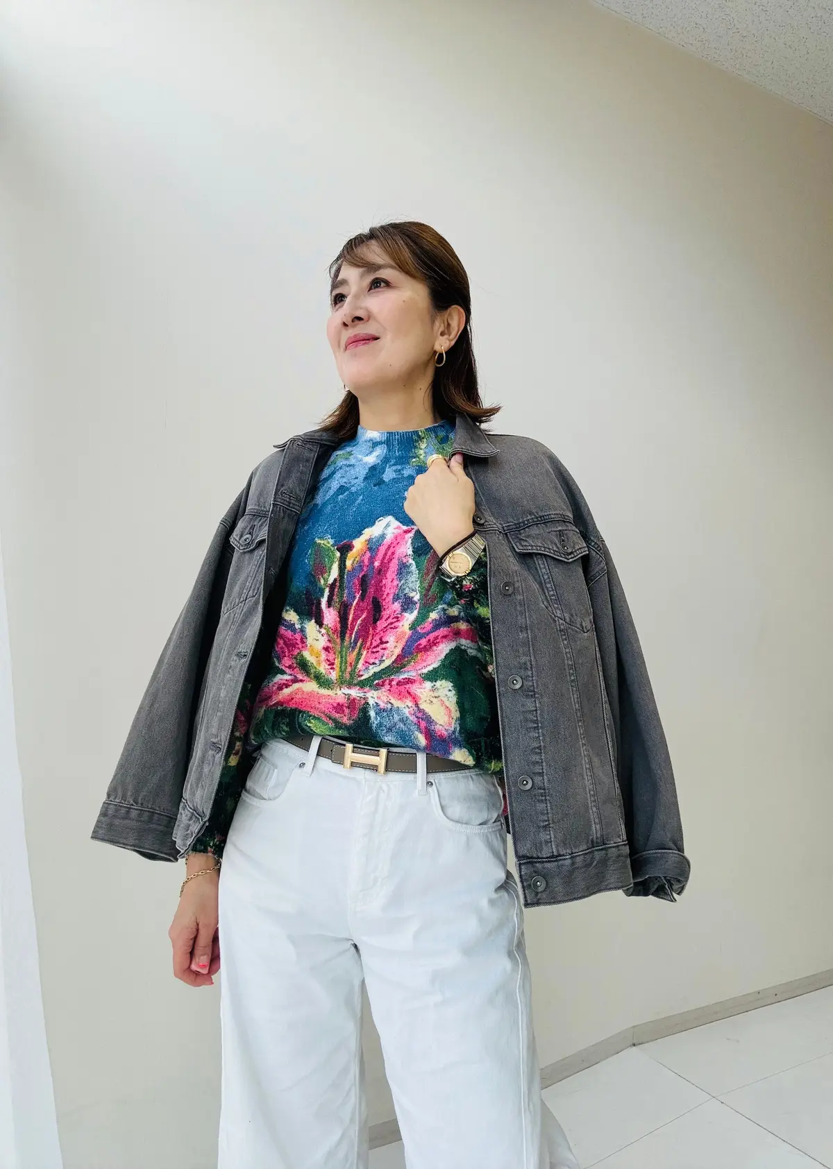 寒暖差に効く！！春のデニムジャケットコーの画像_6